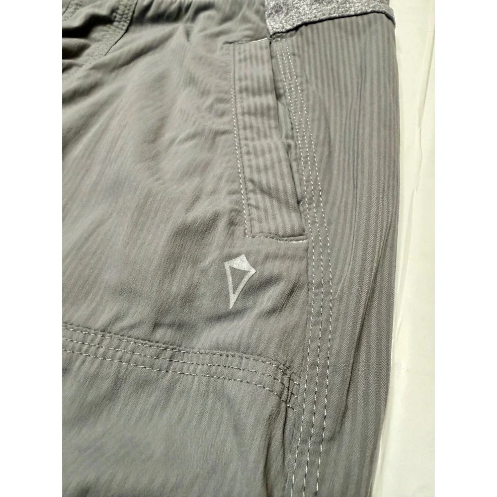Ivivva By Lululemon Girls Gray Ruched Jogger Athletic Pants Size 14